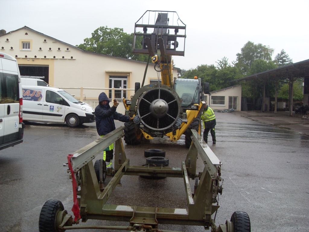 Installation du GTR sur le chariot moteur