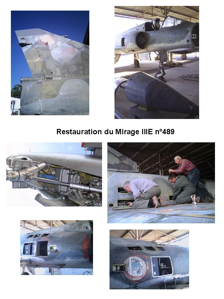 Restauration Mirage III E n°489