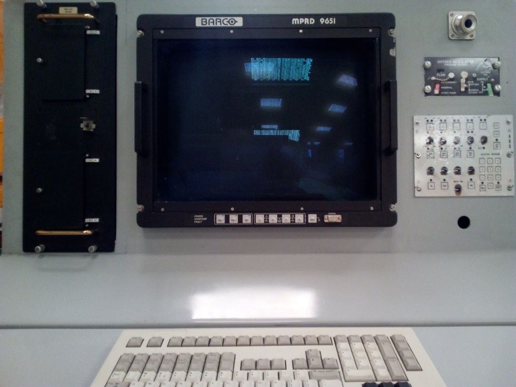 Prototype console de commandement installée à bord du SDCA 202 