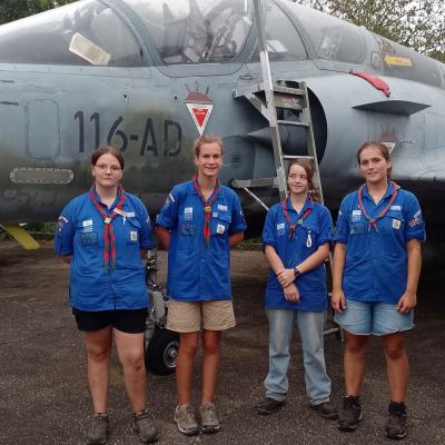27 Juil 2024 visite de 4 scouts de France