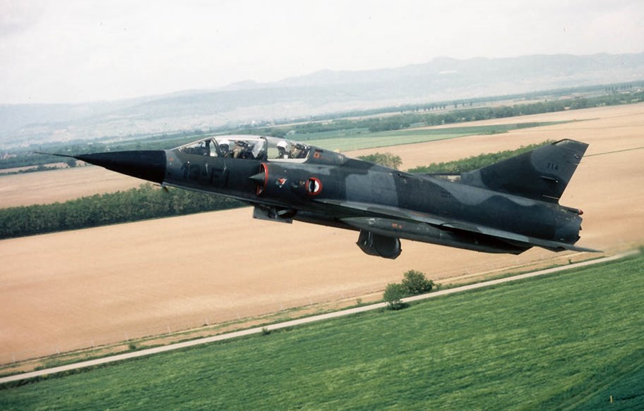 Mirage IIIB n°214 13-FI à l'escadron 1/13 à Colmar 1989-1992