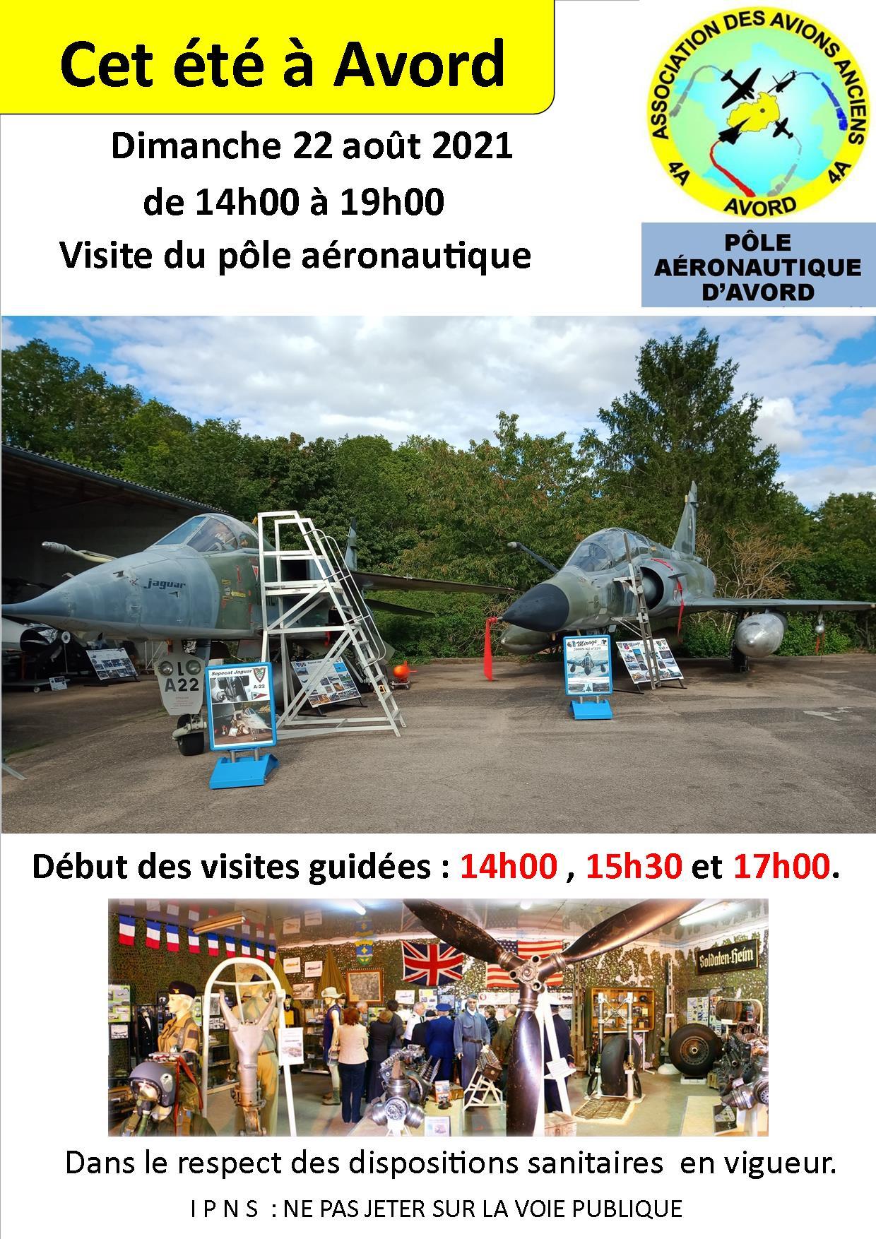 Affiche visites aoput 2021